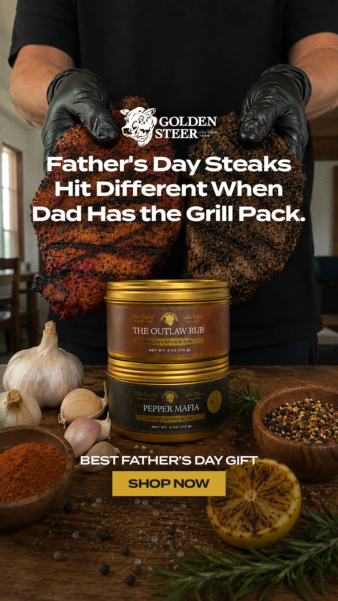 Golden Steer Steak Company Facebook ad