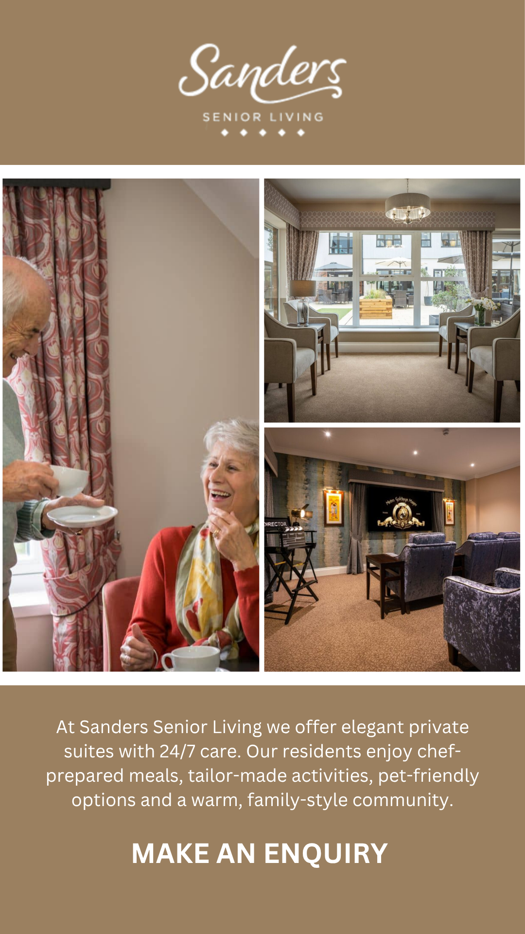 Sanders Senior Living Facebook ad