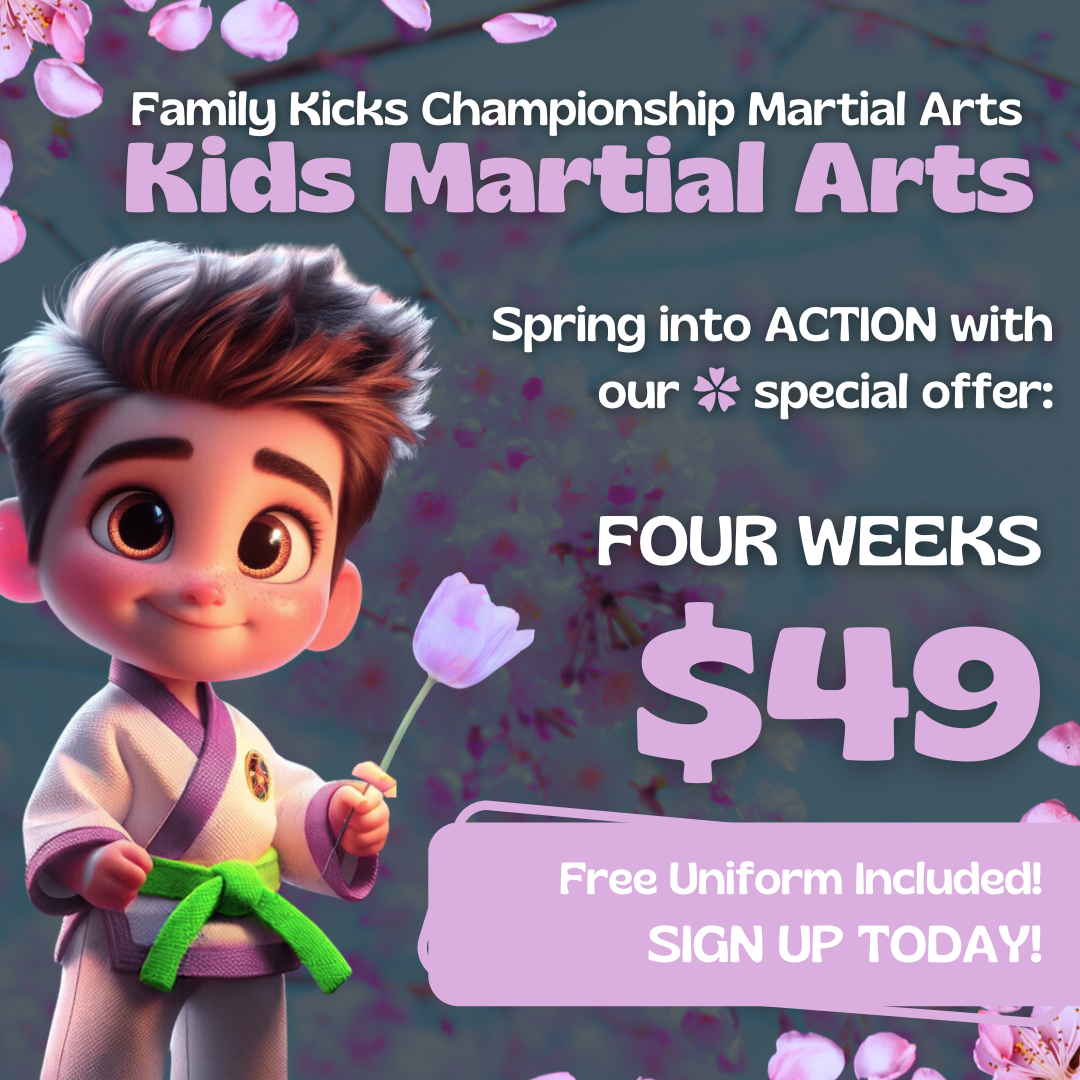 Family Kicks Championship Martial Arts Facebook ad