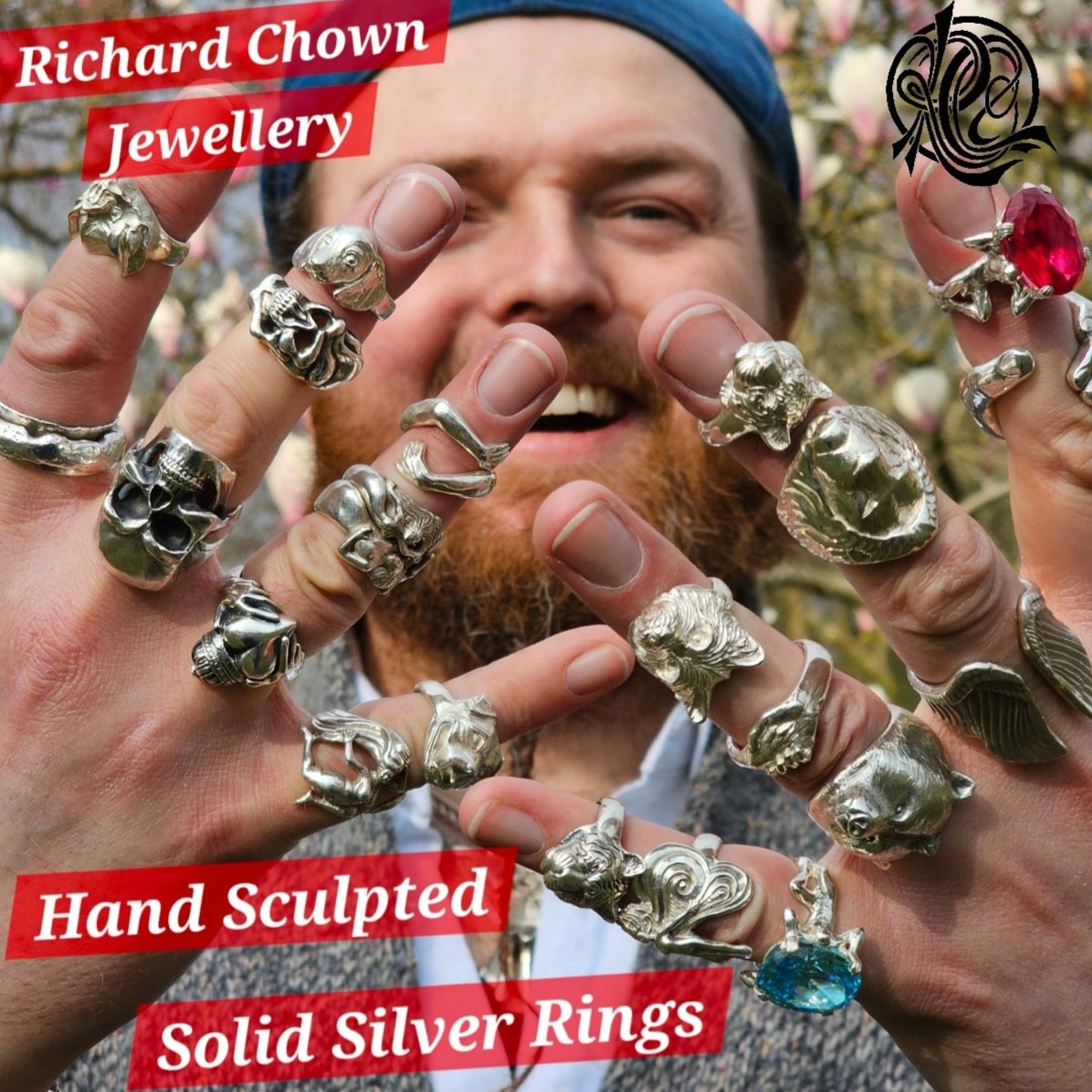 Richard Chown Jewellery Facebook ad: Jewellery by award winning goldsmith and Johnny Depp…