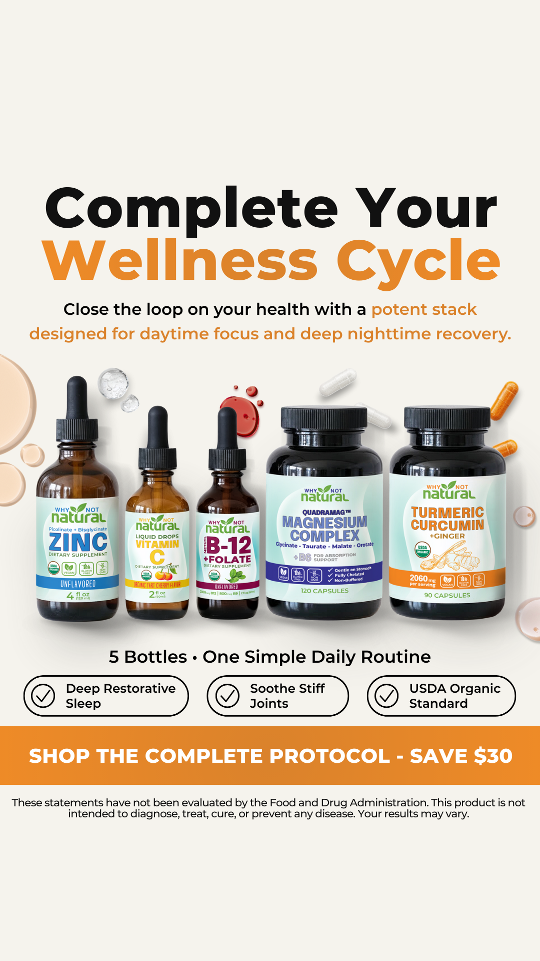 Why Not Natural Supplements Facebook ad