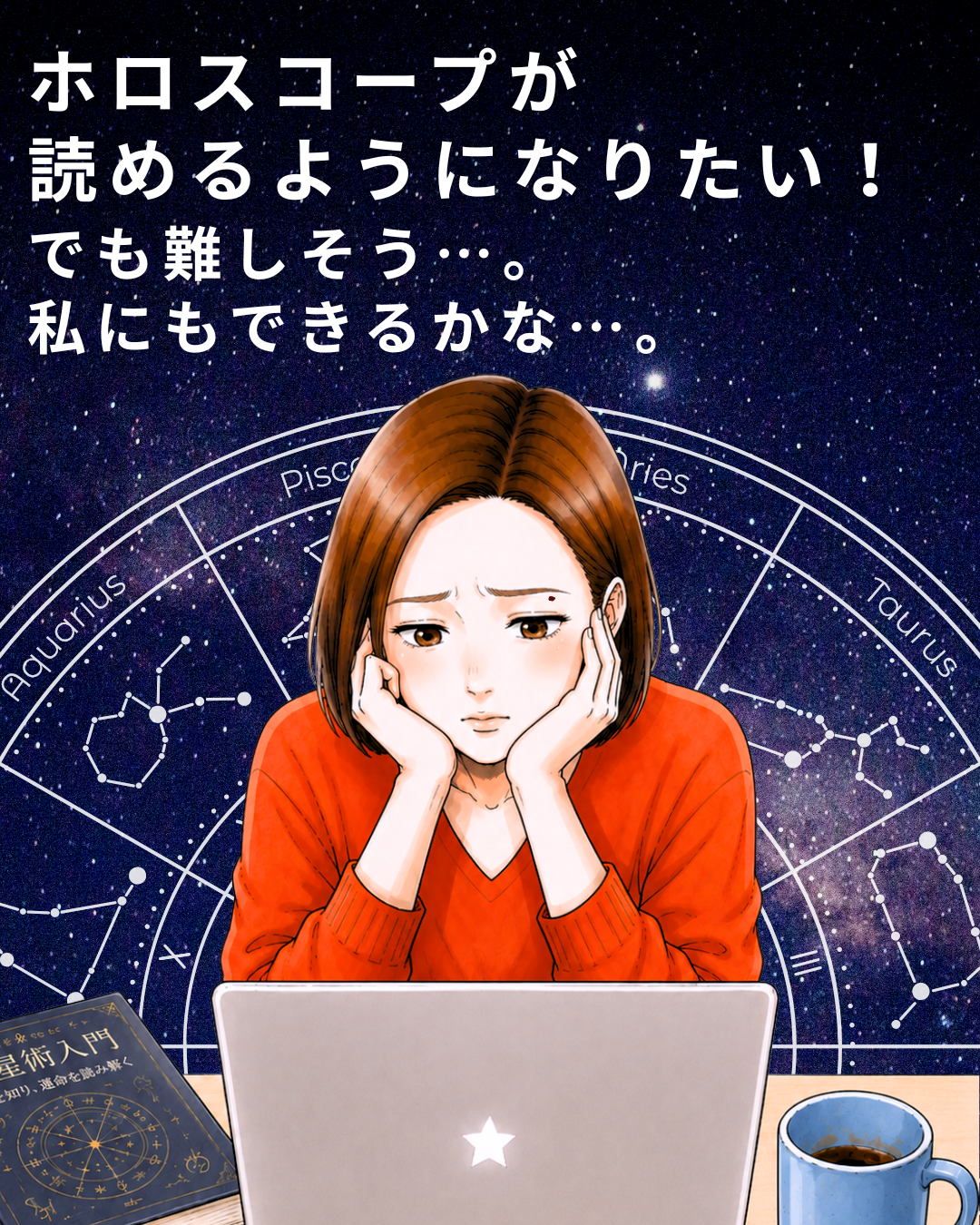 Mhc星読みコミュニティ&ラボ Facebook ad: ホロスコープが読めるようになるための「最初の一歩」