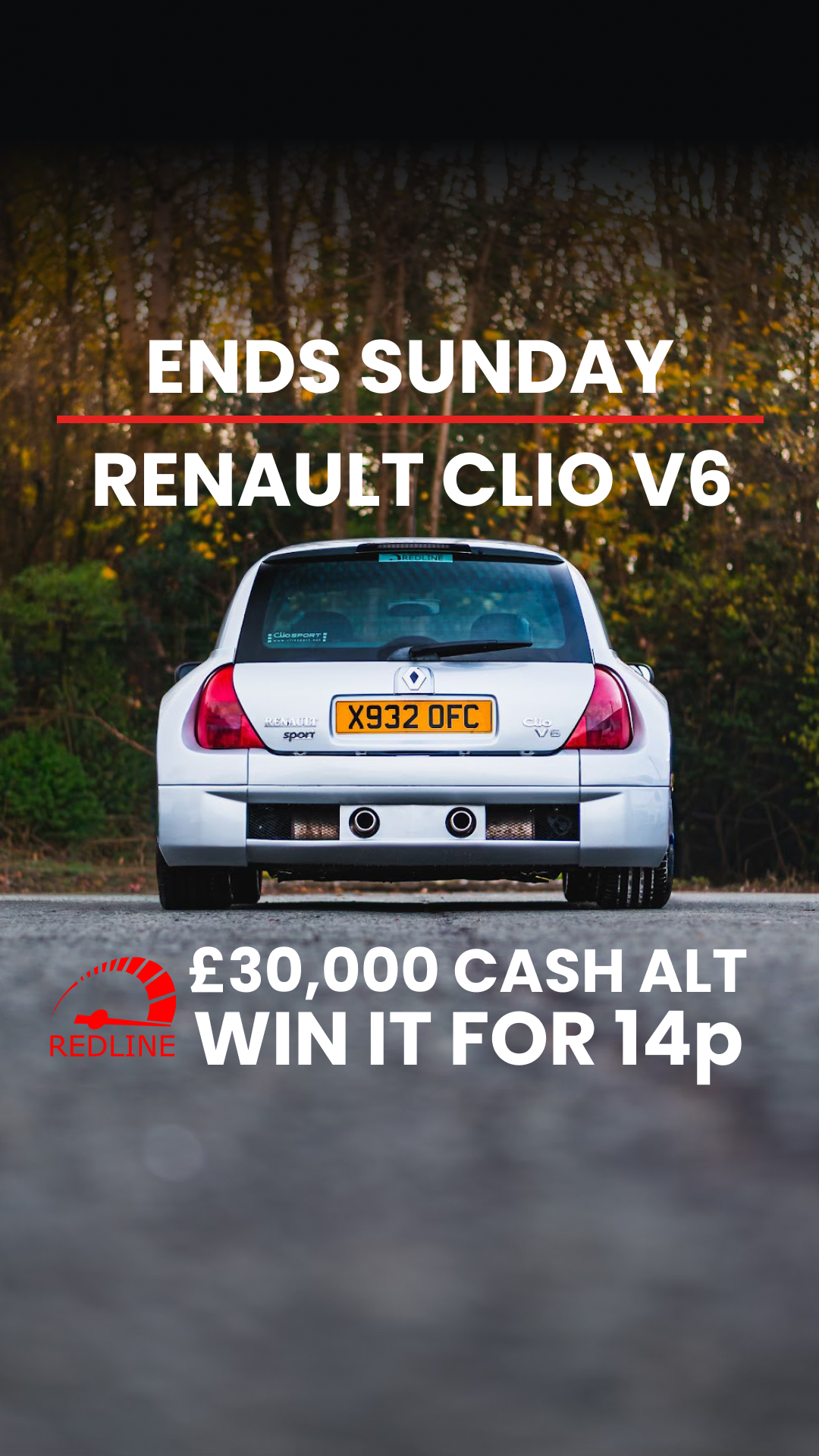 Redline Competitions Facebook ad
