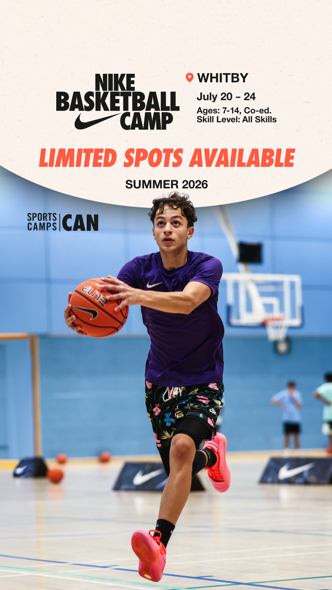 Nike Sports Camps Canada Facebook ad