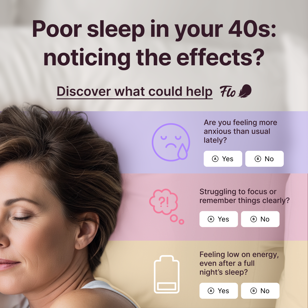 Flo Health App Facebook ad: Try Flo and never look back