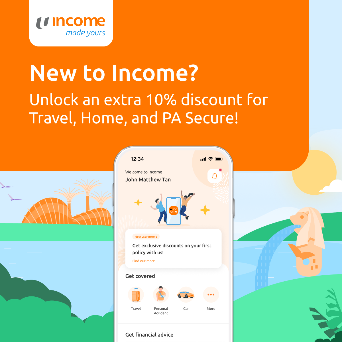 Income Facebook ad