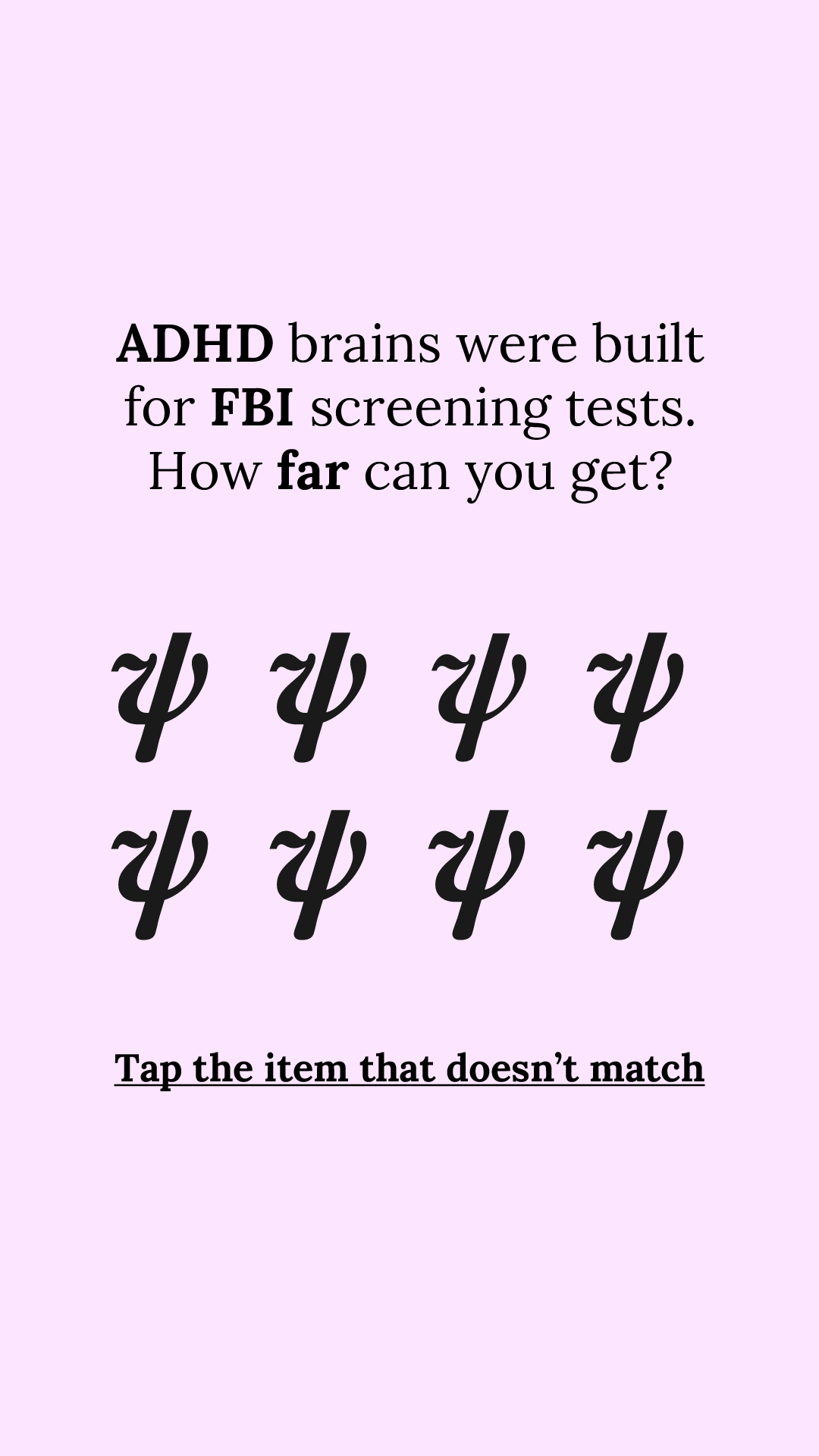 Brain Health Check Facebook ad
