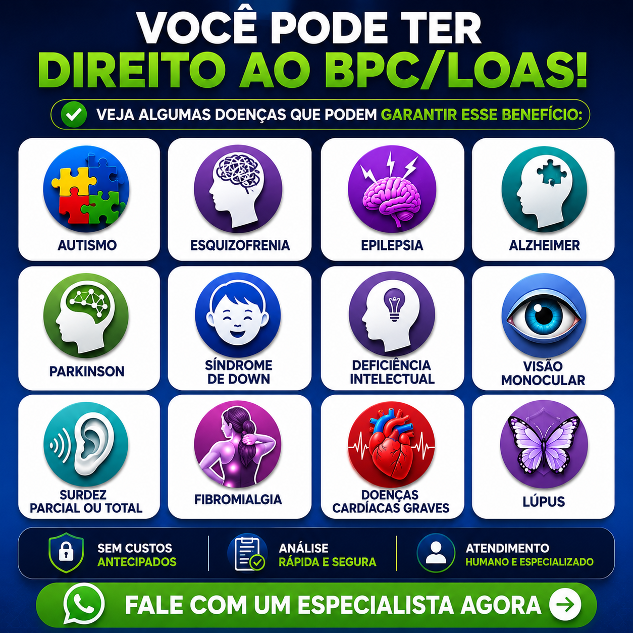 Assessoria Jurídica LP Facebook ad: FALE COM UM ESPECIALISTA AGORA