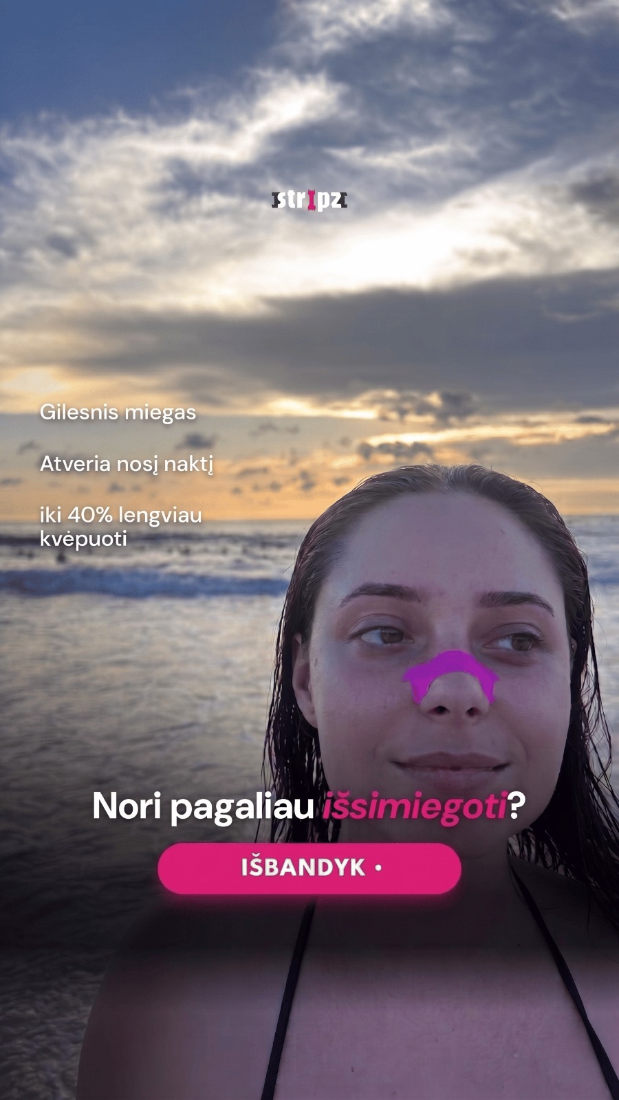 Stripz Facebook ad