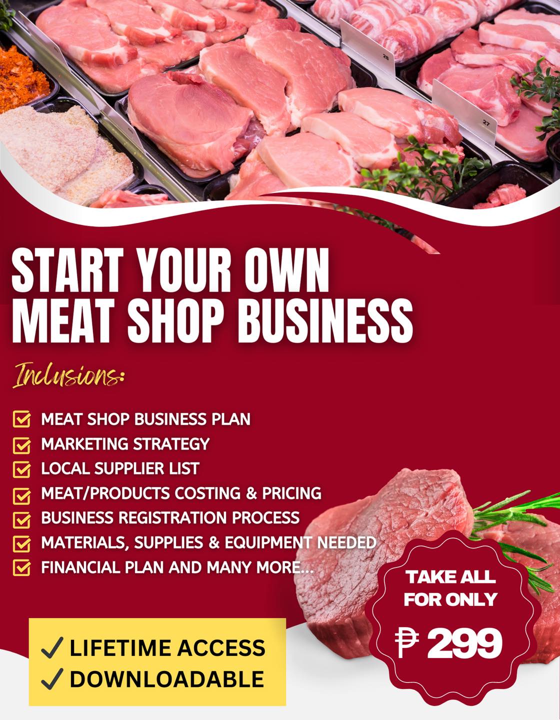 Meat Shop Business Files Facebook ad