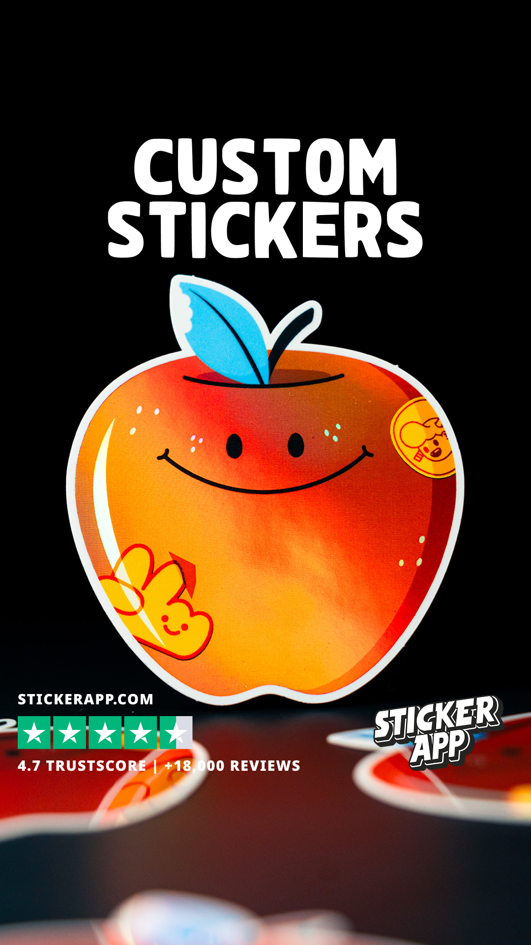 StickerApp Facebook ad