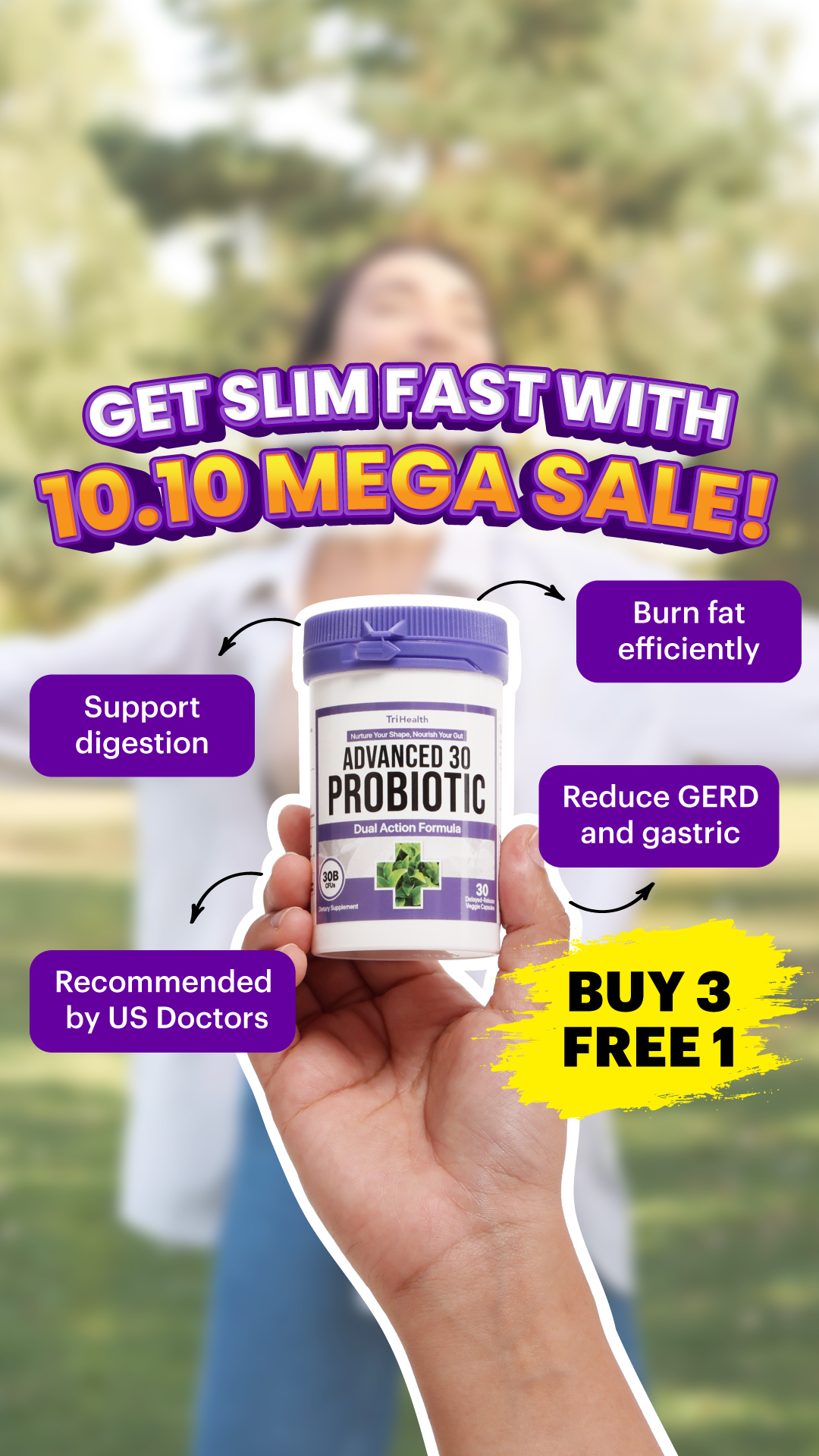 TriHealth Probiotic Philippines Facebook ad