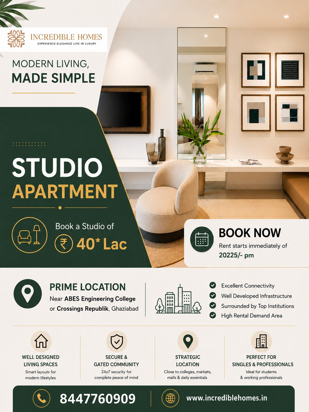 Incredible Homes Facebook ad