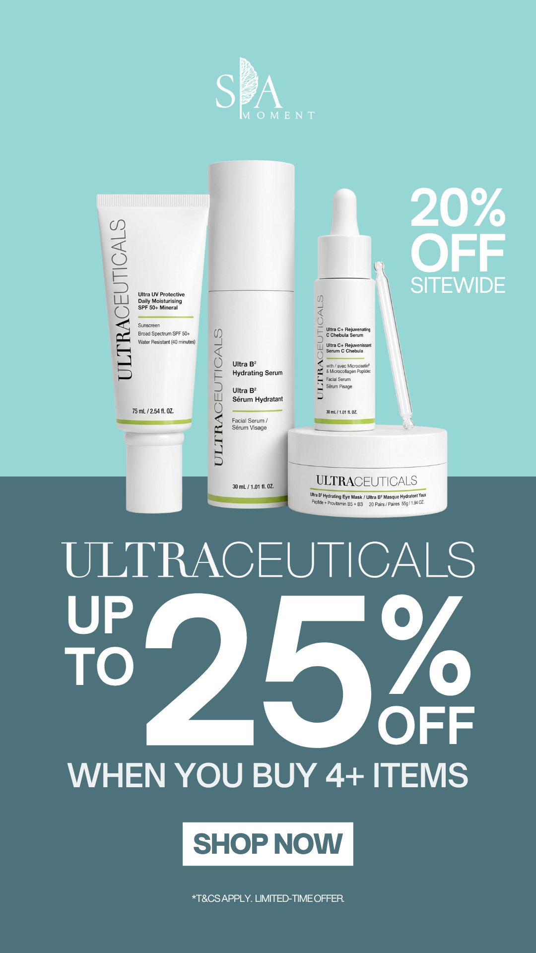 Spa Moment Facebook ad
