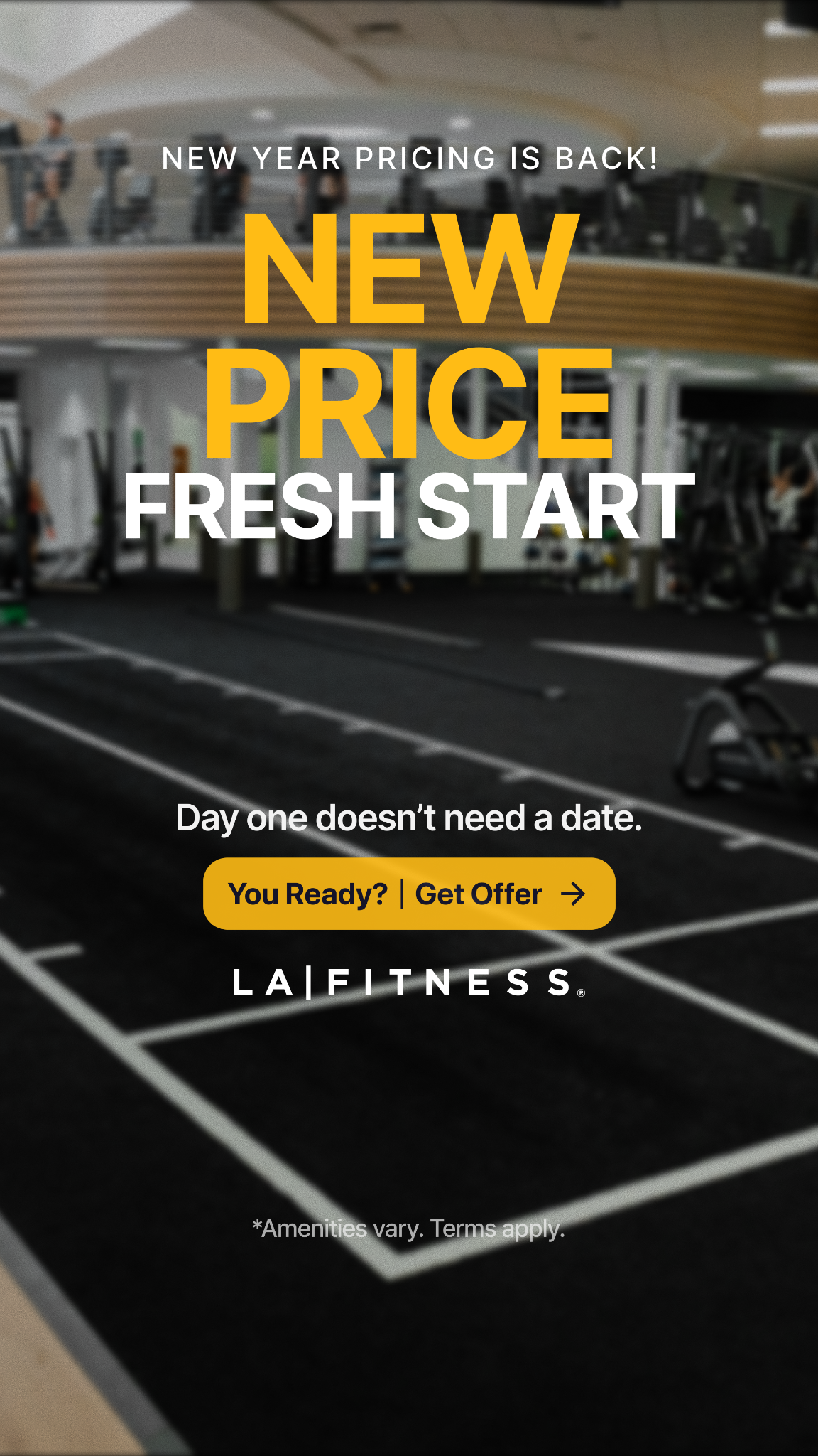 LA Fitness Facebook ad