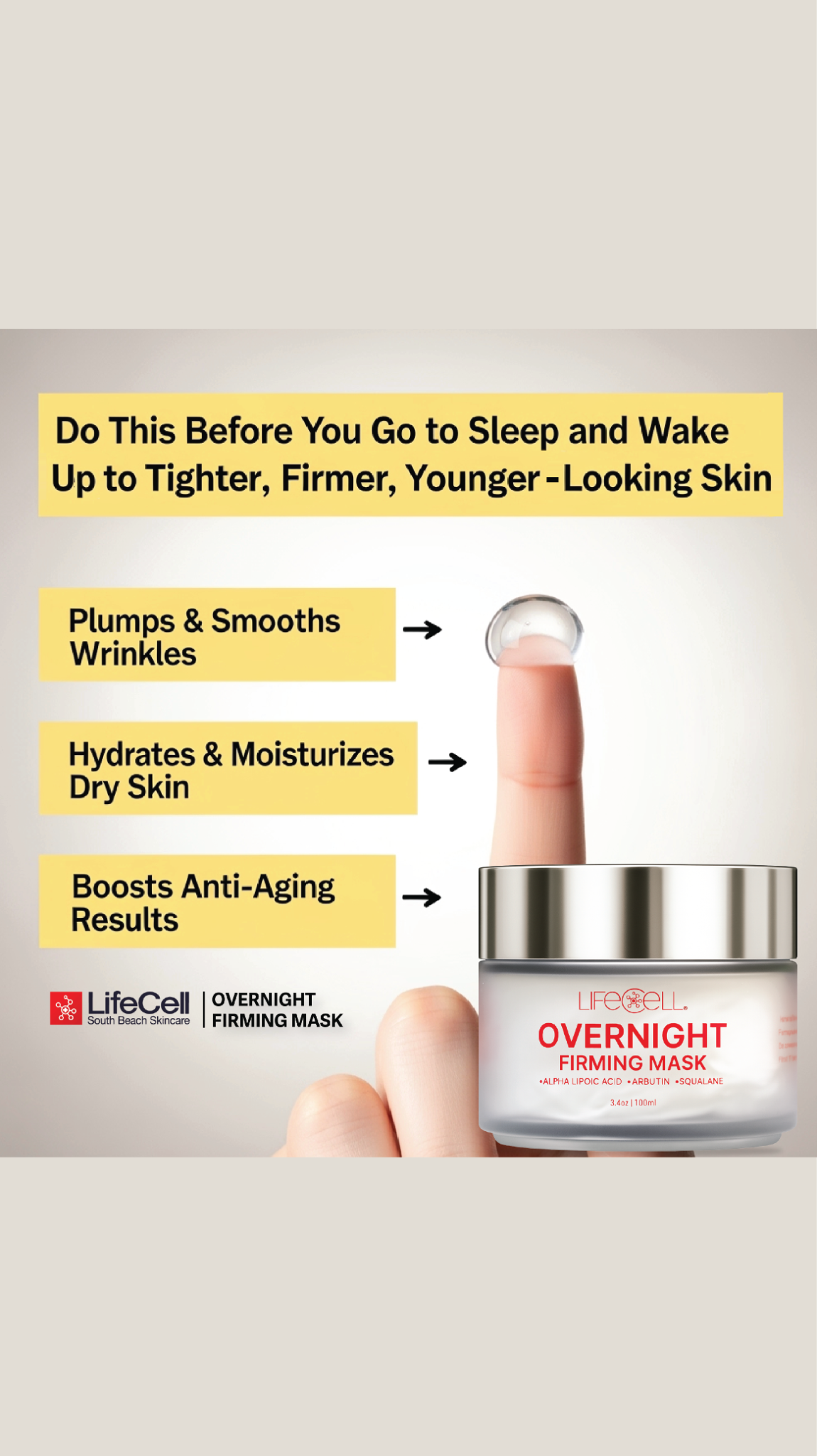 LifeCell Skin Facebook ad
