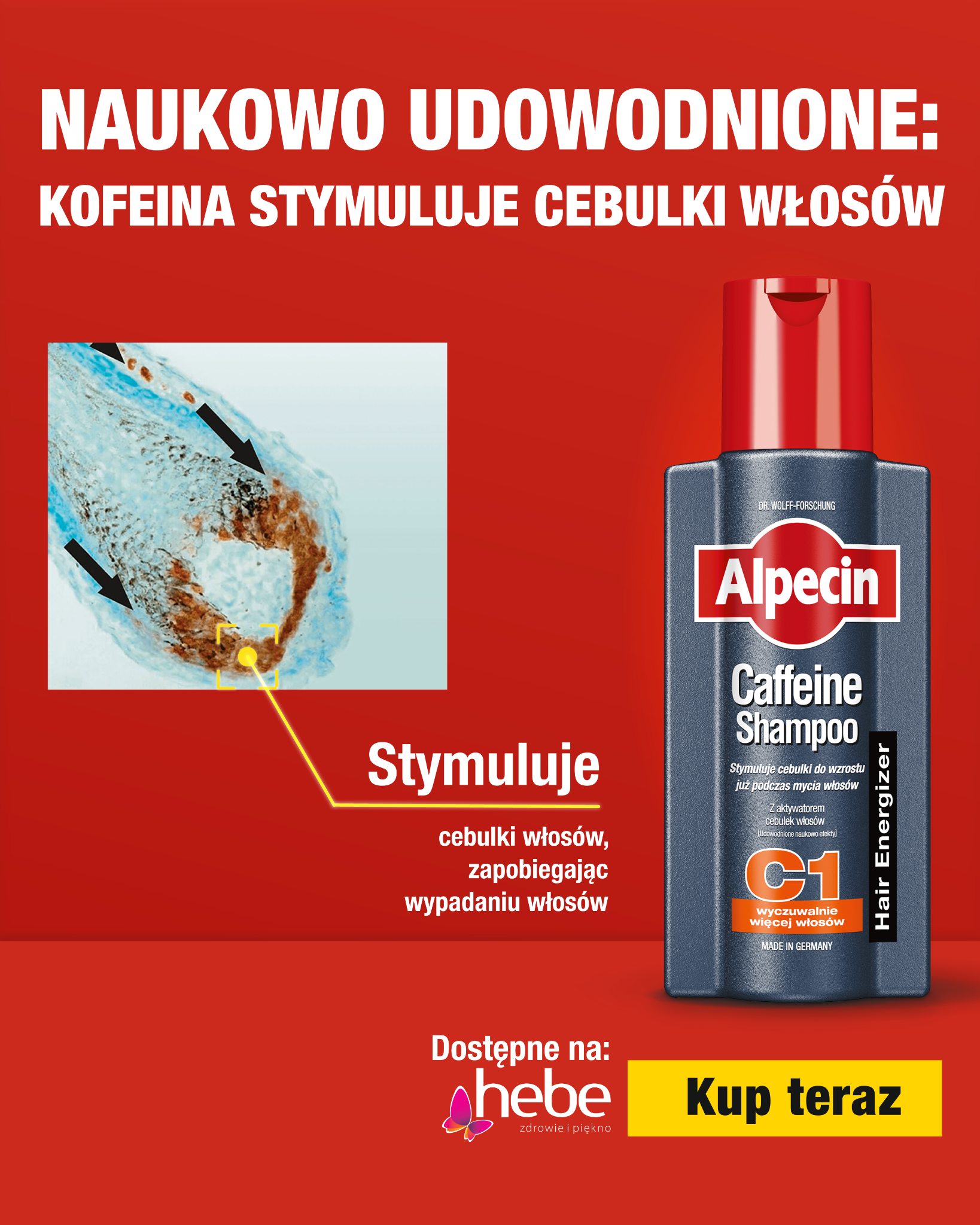 Alpecin Facebook ad