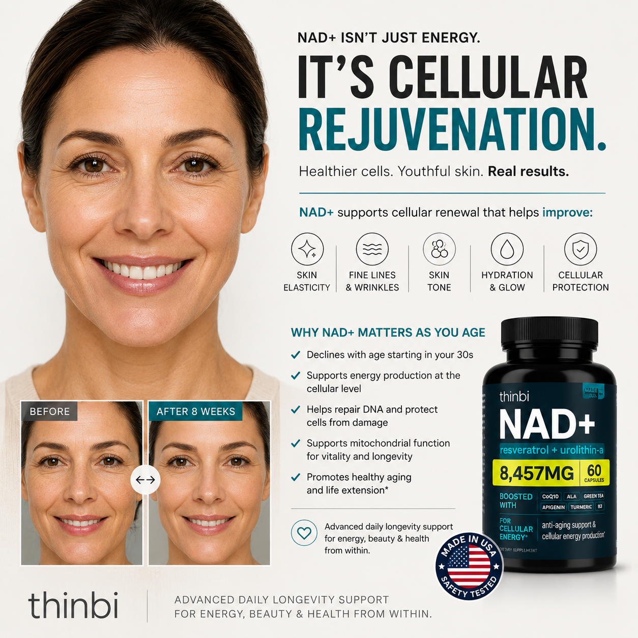 Thinbi Brand Facebook ad: You don't stop being you because you get…