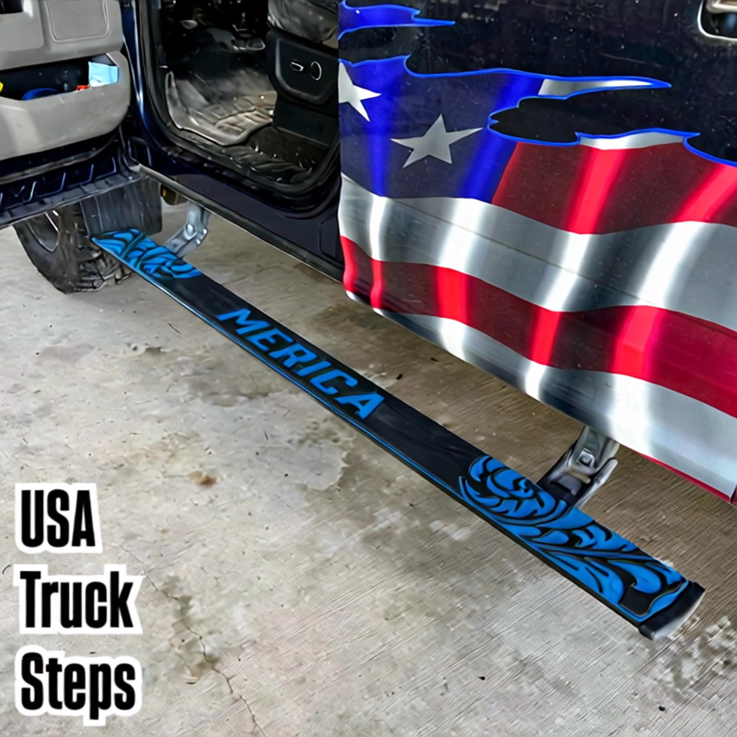 The Decked Out Factory Facebook ad: Slip-resistant and 100% custom!