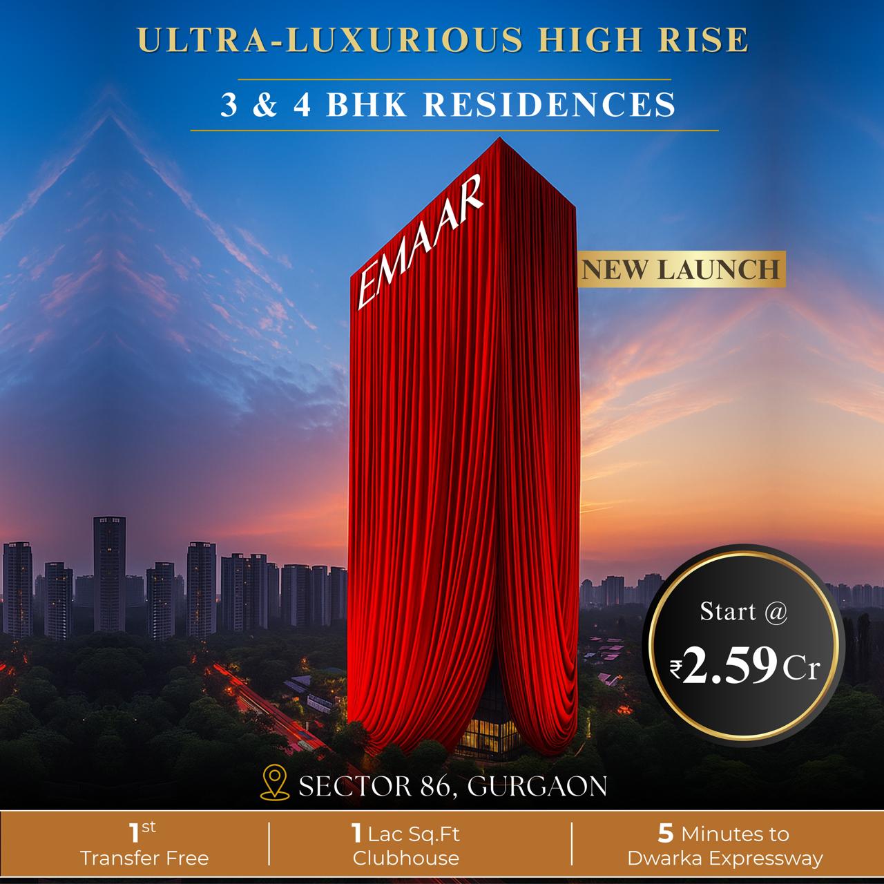 Emaar Projects In Gurugram Facebook ad