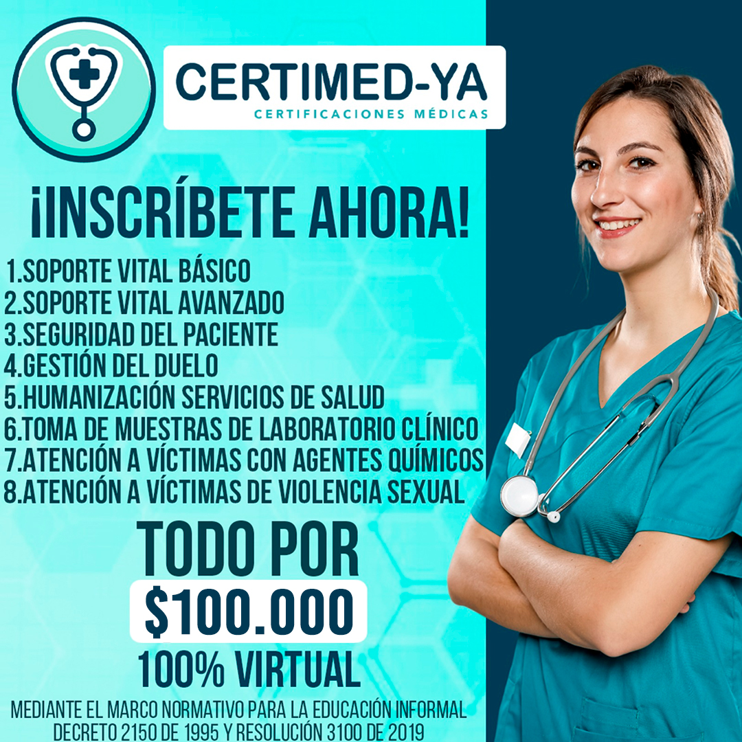Certimed-YA Facebook ad: Mejora tu hoja de vida en el sector…