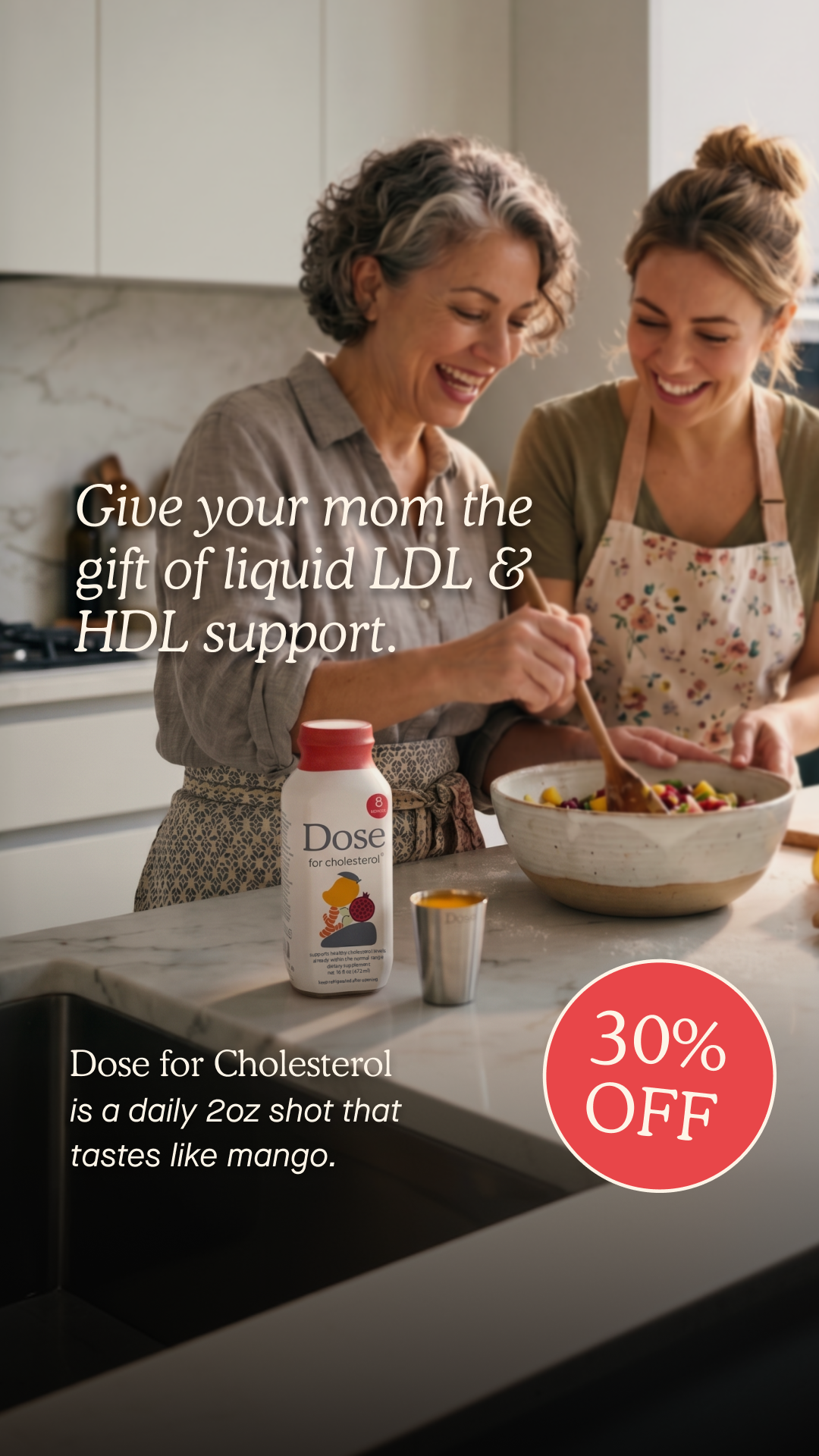Dose for Cholesterol Facebook ad