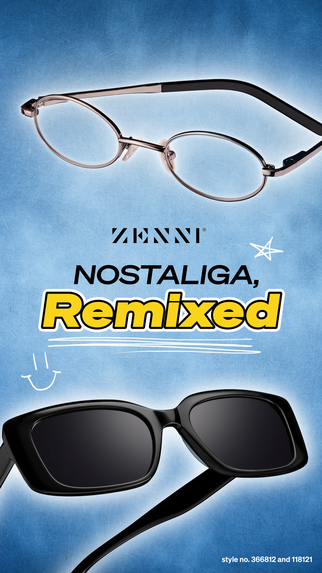 Zenni Optical Facebook ad
