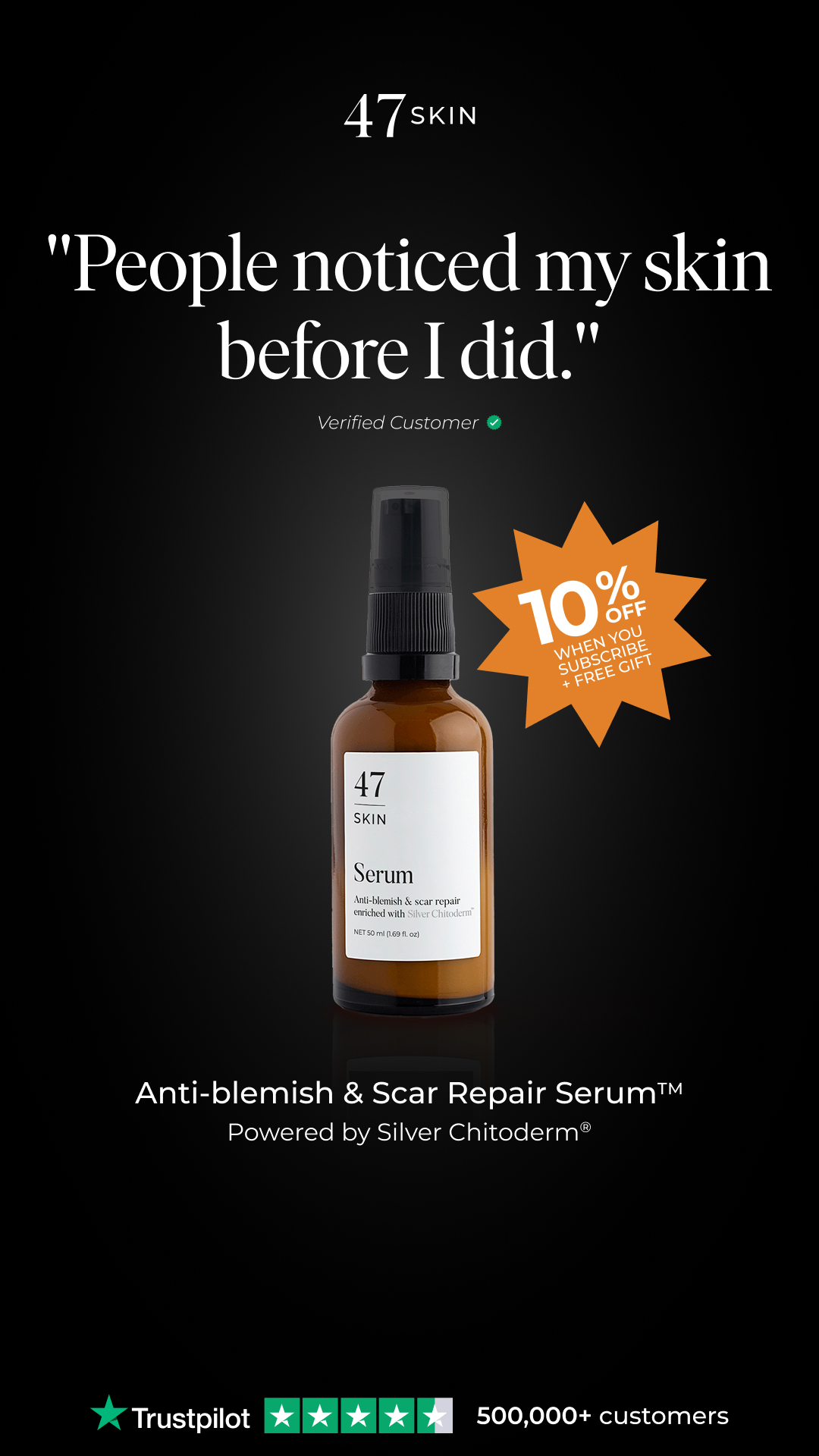 47Skin Facebook ad