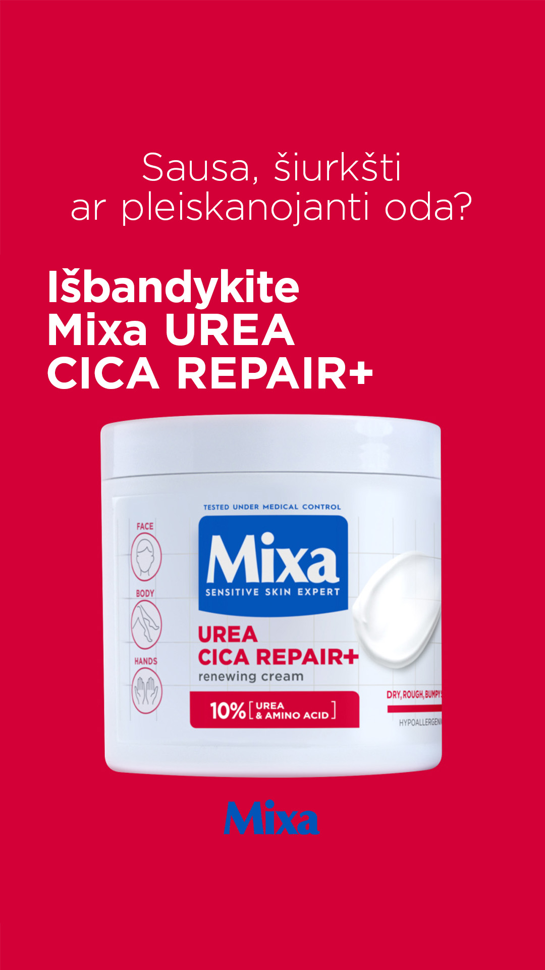 Mixa Facebook ad from May 4, 2026