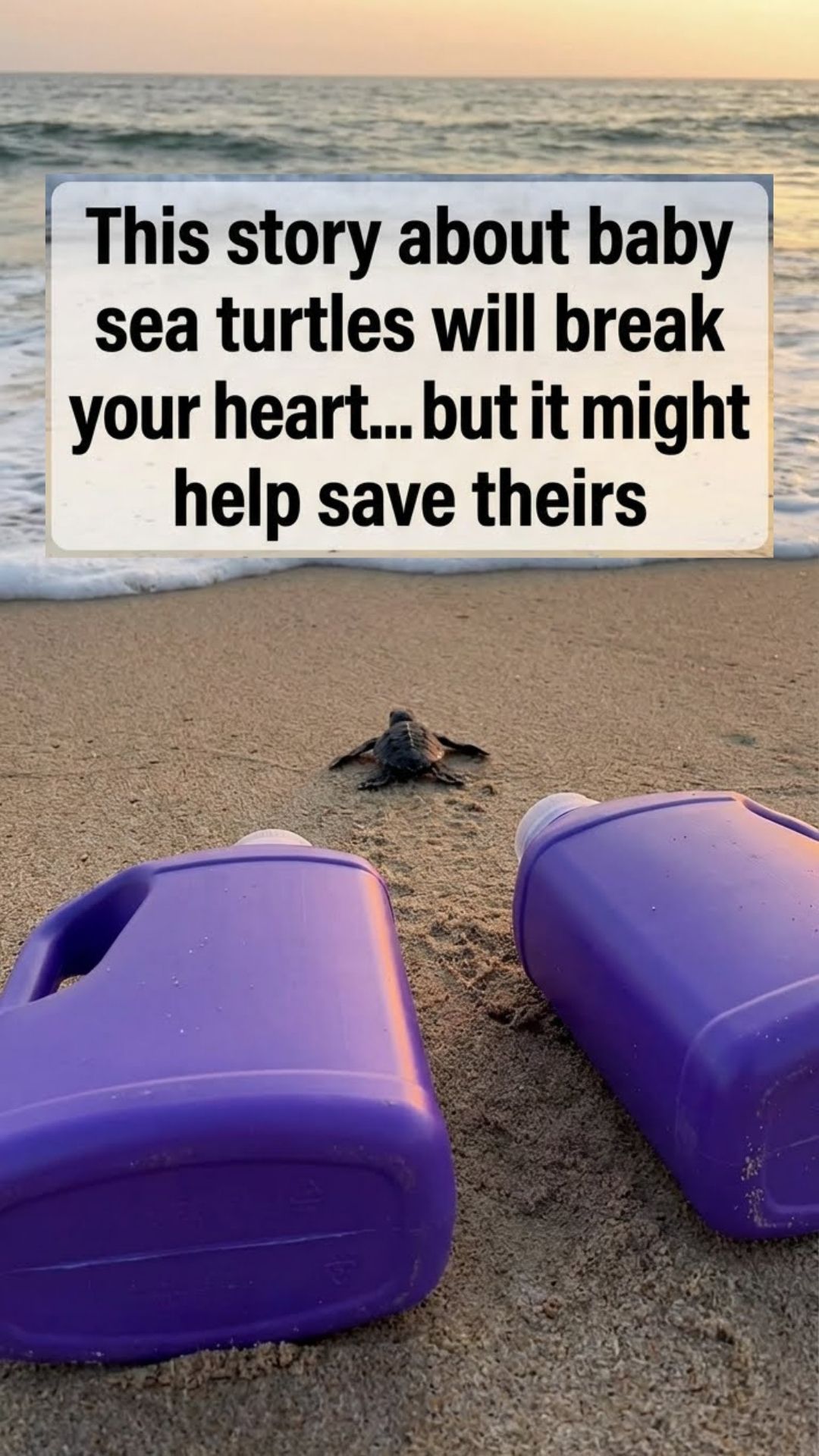 Save Our Planet Facebook ad: Stop recycling plastic detergent jugs!