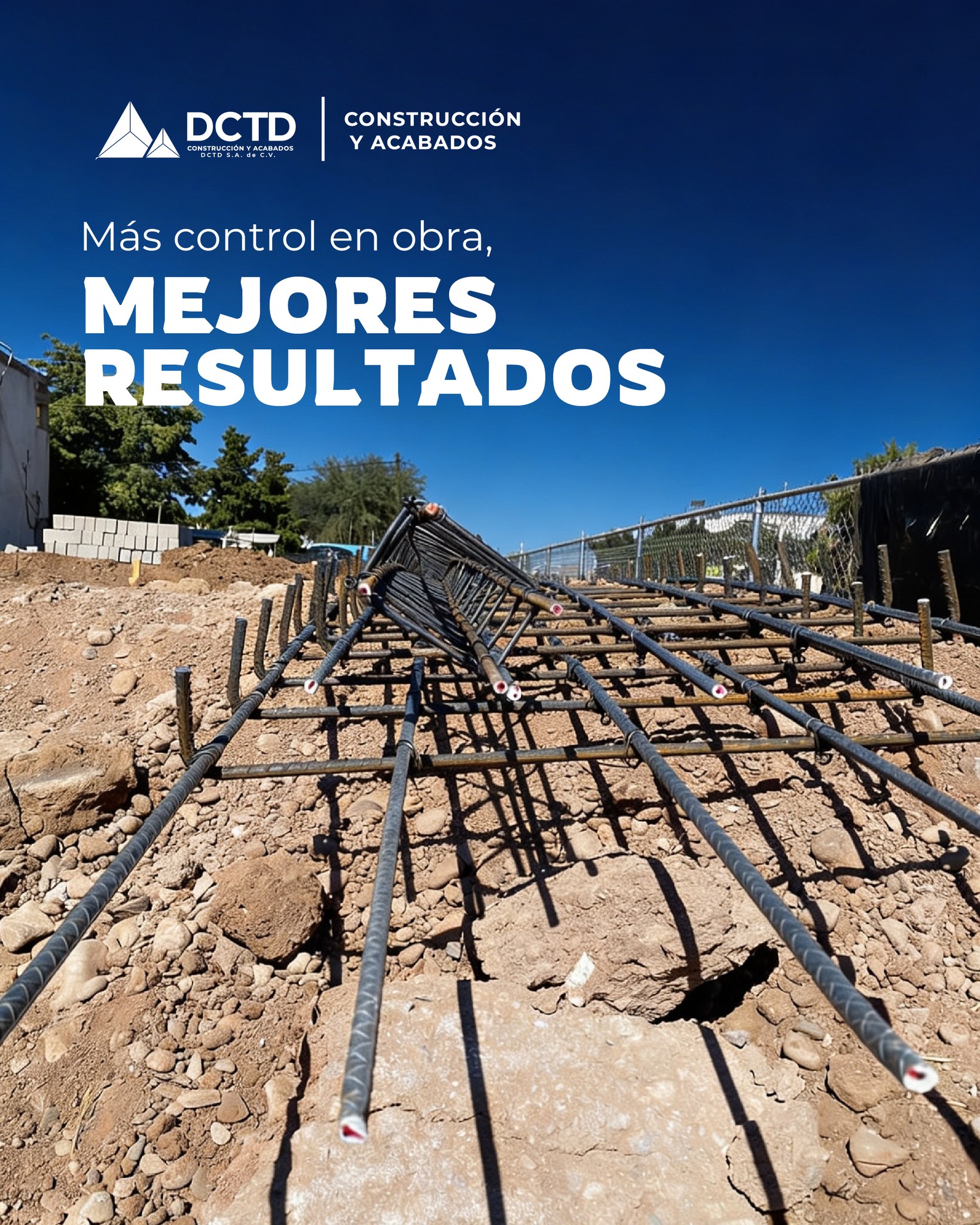 DCTD S.A de C.V Facebook ad: Los grandes resultados comienzan desde la cimentación.