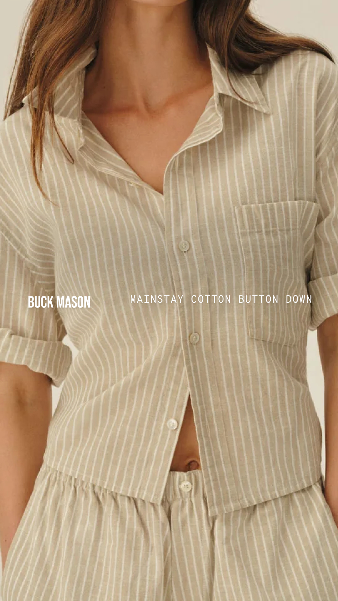 Buck Mason Women's Facebook ad