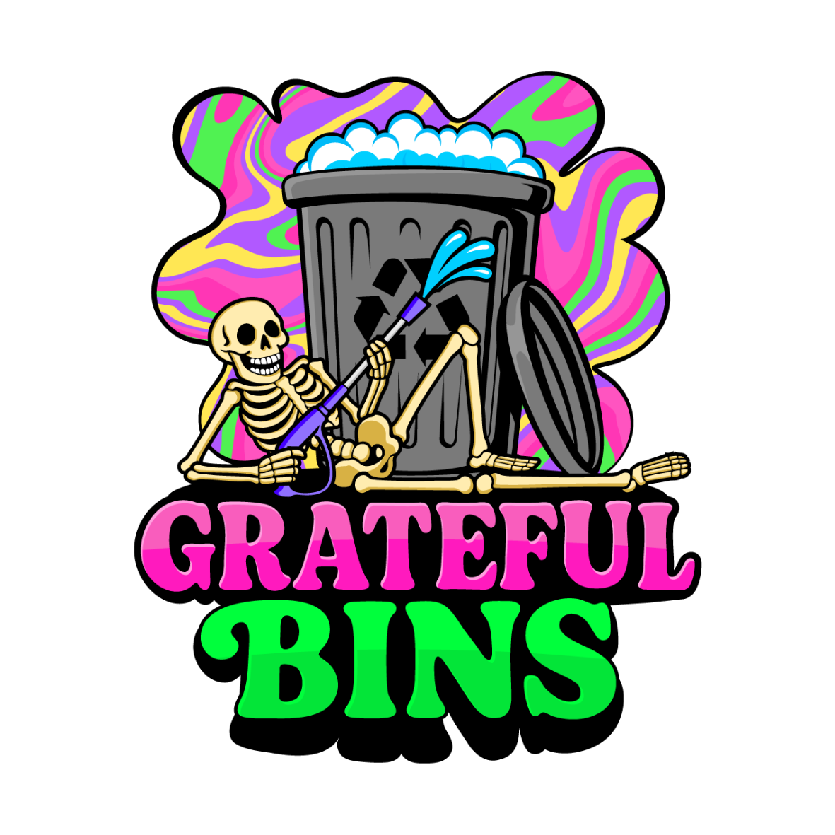 Grateful Bins Facebook ad: Are Your Trash Bins Dirty?