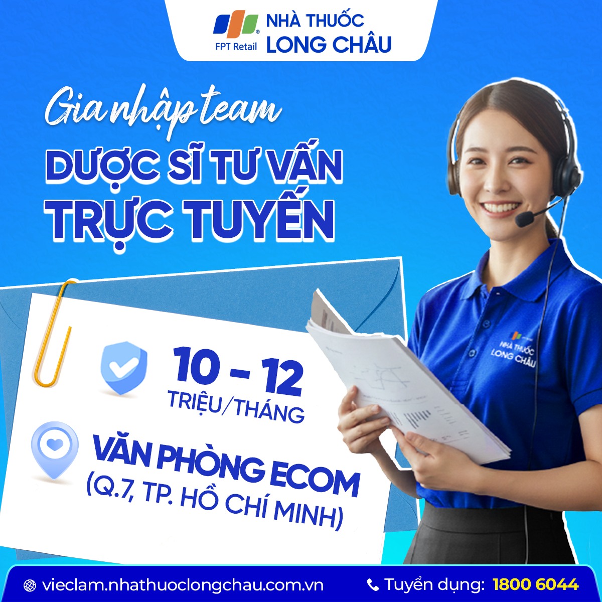 Tuyển Dụng FPT Long Châu Facebook ad