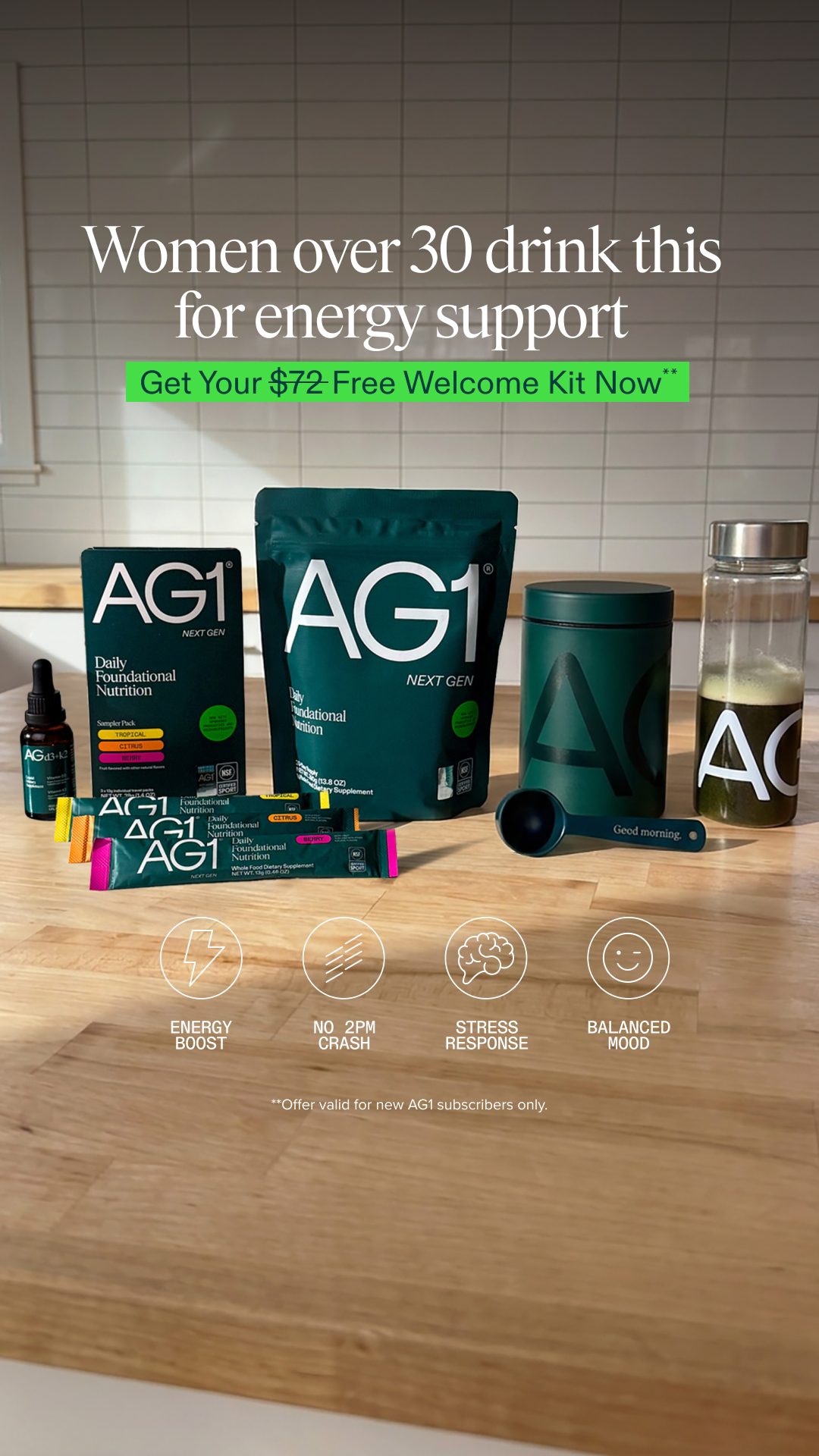 AG1 by Athletic Greens Facebook ad