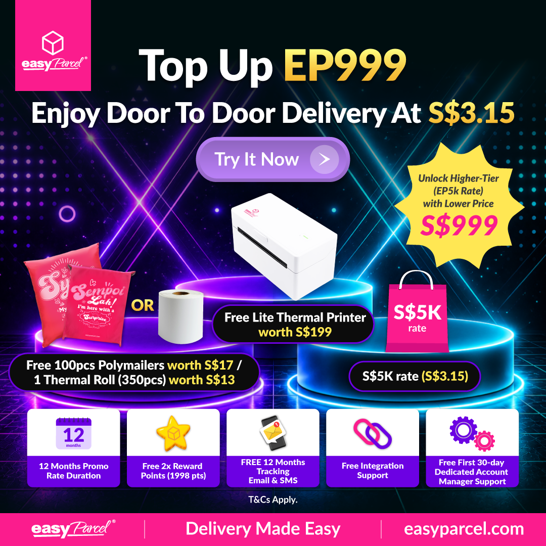 EasyParcel Singapore Facebook ad