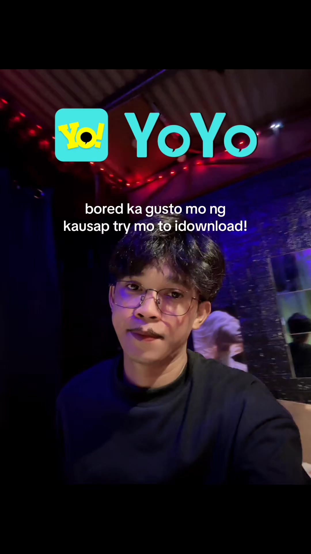 YoYo Facebook ad: Sumali sa pinakamasayang voice chat at video party!