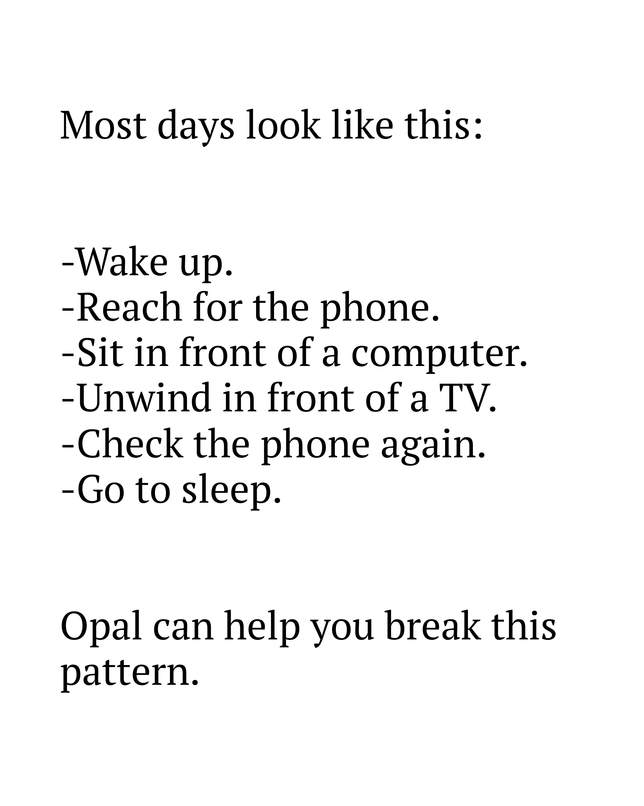 Opal・#1 Screen Time App Facebook ad