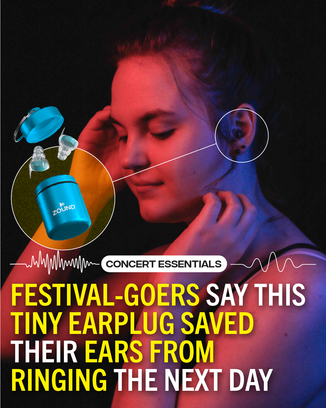 Zound. Facebook ad