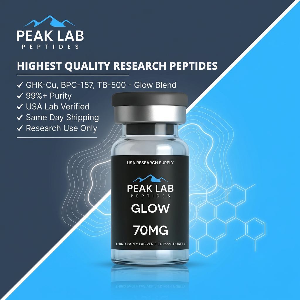 Peak Lab Peptides Facebook ad: Engineered for Research Precision