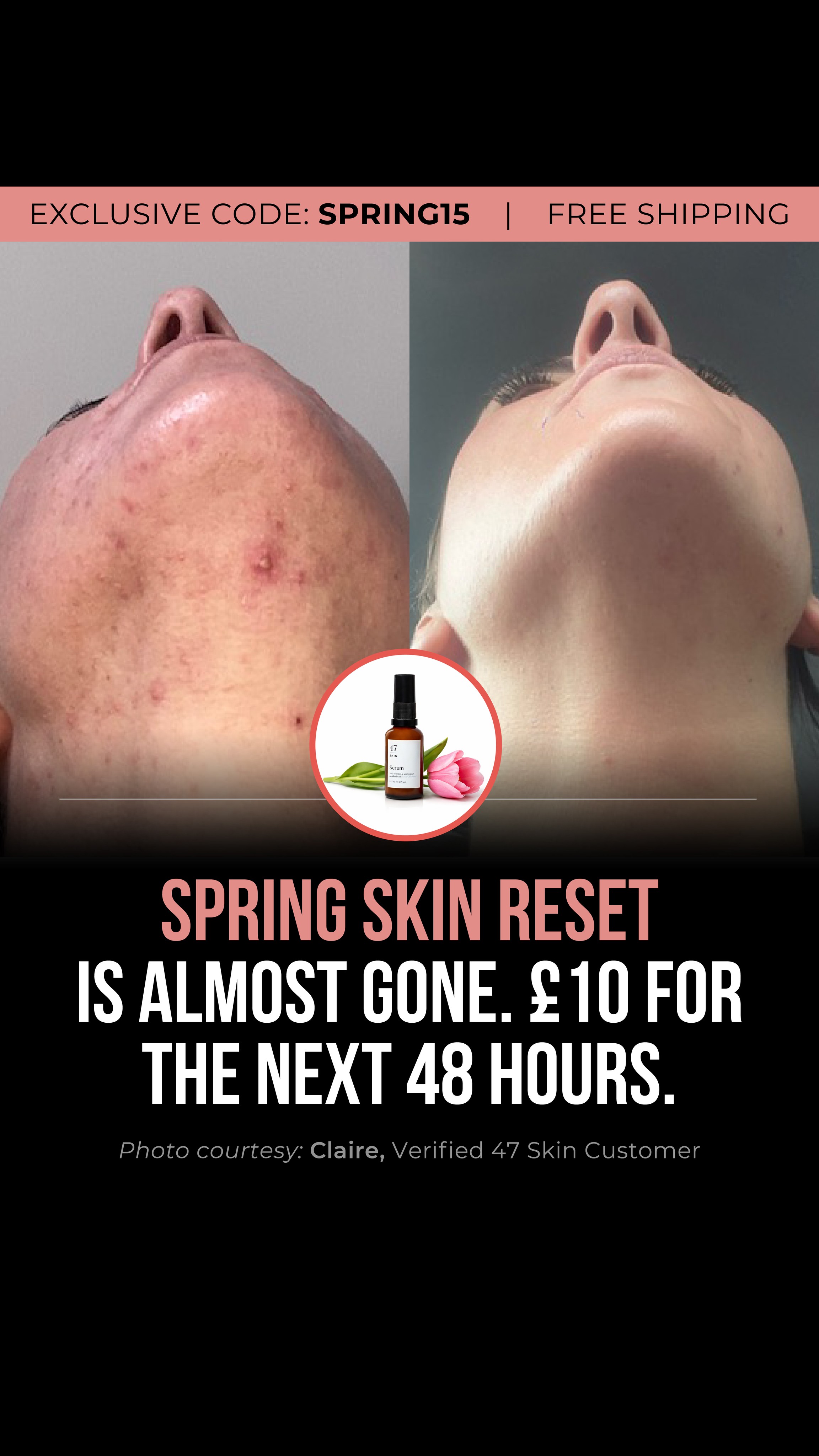 47Skin Facebook ad