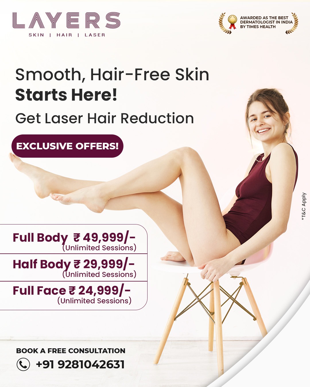 Layers Clinics Facebook ad