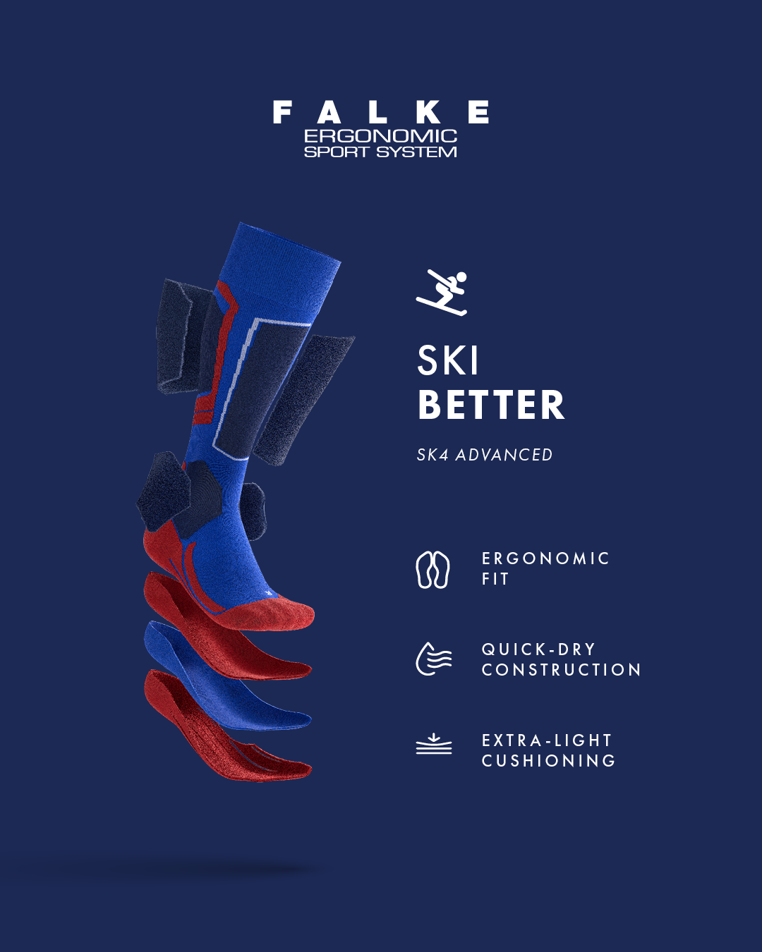 FALKE Ergonomic Sport System Facebook ad