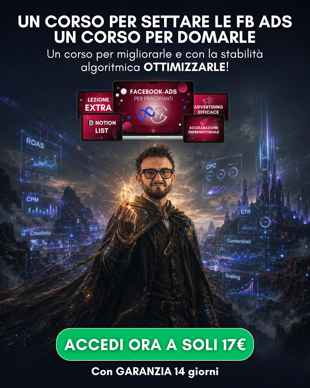 Michelangelo Aquino Facebook ad