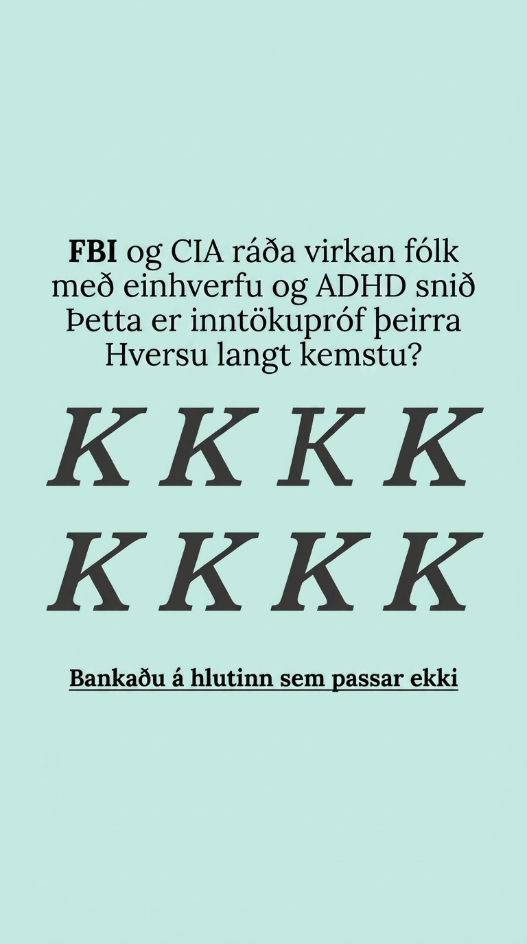 International Brain Test Facebook ad