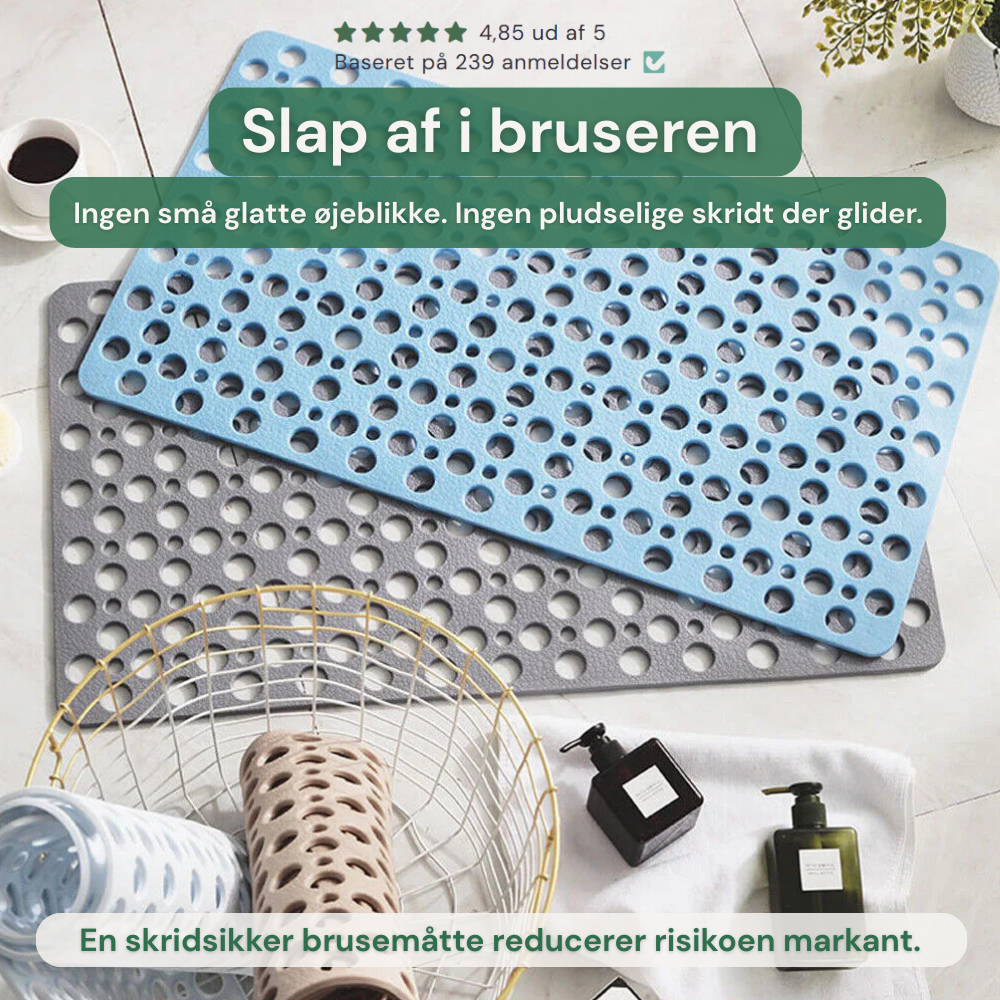 Ampzter - Nordic design Facebook ad: Forebyg fald i bruseren