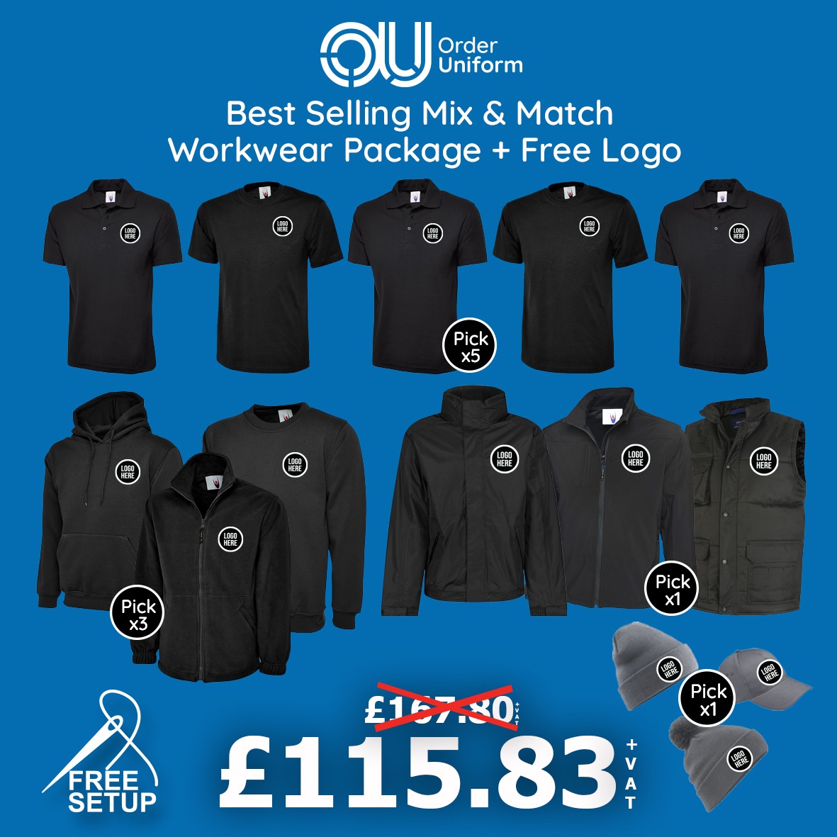 Order Uniform UK Ltd Facebook ad: Fast Turnaround