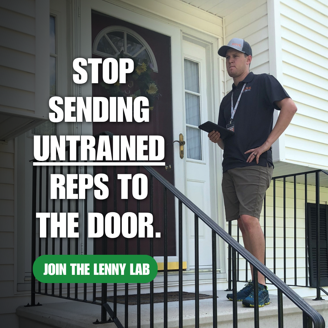D2D Millionaire Facebook ad: The Lenny Lab: D2D Pest Control Sales Training