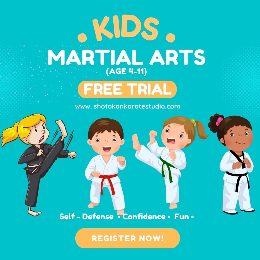 Shotokan Karate Studio Facebook ad: Free Trial
