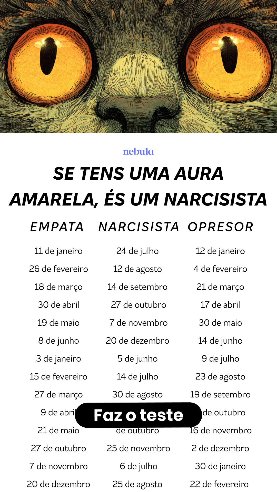 Nebula: Aura Power Reading Facebook ad